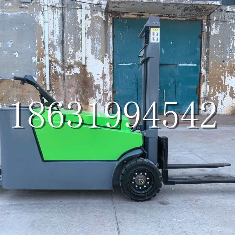 太鲁阁小型电动叉车1吨2吨步行站驾式电瓶堆高充电装卸车液压升降车铲车